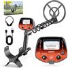 OMMO Metal Detector Professionali per Adulti e Bambini, Arancione | Pinpointer Ricaricabile USB, 3 Modalità, Alta Precisione, Bobina di Ricerca Impermeabile IP68