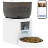PawHut Distributore Automatico Cibo Gatti Cani 4L con Telecamera WiFi 2.4G