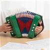 Fisarmonica A 7 Tasti, Regalo Ideale, Mini Fisarmonica, Strumento Per