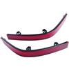 WSDFGUY Compatibile Con Per Transporter T6 2015 2016 2017 2018 2019 2020 2021 2022 2023 2024 Lente Riflettente Paraurti Posteriore Sinistra Destra Senza Luce Catarifrangenti per auto
