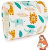 Aolso Cozy Culla, cuscino per allattamento al seno, cuscino per allattamento al seno, cuscino per allattamento al seno per bambini, cuscino di supporto per la testa per allattamento al seno-Cervo