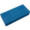 Generico Custodia rigida in PC stampata in 3D console di gioco per AYANEO MICRO2 - Custodia da trasporto portatile per console di gioco retrò portatile con chiusura magnetica, Blu trasparente