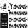 Retekess T130U (T130 4rd) Audio Guide Tour Guide System, Microfono per Guida Turistica, 200m, 40h, Funzionamento Con Un Solo Pulsante, 16 Porte Di Ricarica USB, Adatto per Chiese, Scuole, Fabbrica