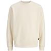 JACK & JONES Jjedover Classic Sweat Crew Neck SN, Nero, XL