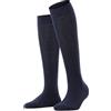 ESPRIT Basic Pure W Kh cotone con bordino morbido 1 paio, Calzini lunghi Donna, Blu Marine 6120, 35-38