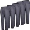 MISEMIYA Paquetes de 5 Unidades-Pantalón Sanitarios Bz-5-8312 Lavoro, Grigio, M (Pacco da 5) Unisex-Adulto