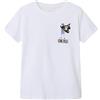 Name it Kids Nkmdio OnePiece SS Nreg Top Box Noos VDE per Bambini, Bianco Lucido, 134/140 cm