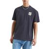 Marc O'Polo Marc OߴPolo Denim Uomo T-shirt in cotone bio relaxed fit, Blu (True Navy), S