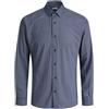 JACK & JONES Jprblaactive - Maglietta Stretch LS, Cielo Notturno, M