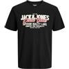 JACK & JONES Jjelogo Tee S Oneck 2 col Aw25 Noos Pls - Plus Size