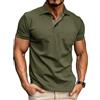 Comilaka Polo Uomo Manica Corta Maglietta Casual Poloshirt Colori Contrastanti Top T-Shirt Estate