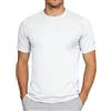 BSBUY Maglietta UV Uomo Protezione UV UPF 50+ Protezione Solare Traspirante Asciugatura Rapida Maglietta, T-Shirt a Manica Corta Maniche Corte Rashguard Mare per Pesca, Surf, Escursionismo(Bianco-L)