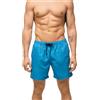DANISH ENDURANCE Costume Uomo Mare, Pantaloncini da Bagno ad Asciugatura Rapida, per Nuoto, Surf o Piscina, Blu Acceso, XL