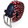 GLAMEXX24 Cintura Elastica Intrecciata per Uomo e Donna, Cinture in Tessuto Mehrere Farben, Unisex Casual Cinture Elasticizzata Regolabile per Jeans