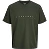 Jack & Jones Jjestar Jj Tee S Noos Pls - Plus Size, Perfetto Plum, 4XL