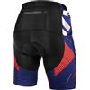 BSBUY Pantaloncini Clismo Uomo in 5D Gel Imbottito Pantaloni da Ciclismo da Uomo Traspiranti Asciugatura Rapida Pantaloni Bici MTB Traspiranti Asciugatura Rapida con 3 Tasche(Rosso-XL)