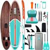 Niphean SUP Gonfiabile Adulti con Tutti gli Accessori, 320cm Stand up Paddle Gonfiabile per Tutti i Livelli, Paddle Board con Capacità di 200kg per 2 Persone, Tavola da SUP Gonfiabile con Sedia