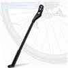 WOTOW Cavalletto Bici, Regolabile Alluminio Lega Cavalletto Laterale, Cavalletto per Bici Porta Laterale per Bici a sgancio rapido per bicicletta da 24"-27,5" e Pollicie Bici 700C 650C