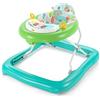 Bright Starts, Tiny Trek Girello Pieghevole e Centro Attività 2in1, Seduta Ultra Comfort, Luci e Musica, Altezza regolabile, Età 6 mesi+ (Jungle Vines)
