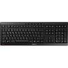 CHERRY STREAM KEYBOARD WIRELESS, Tastiera Senza Fili, Layout per la Germania (QWERTZ), Wireless 2,4 GHz, Tasti Silenziosi, Design Piatto, Alimentazione a Batteria, Nero