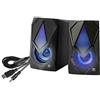Xtreme Videogames Coppia di Casse PC USB Thunder Speakers con LED 33204
