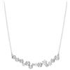 Swarovski Constella Collana, Gioiello con Cristalli Cry, Pietre Preziose a Taglio Misto, Chiusura con Meccanismo a Scorrimento, Placcatura in Tonalità Rodio, 38-48 cm, 1 x 5,8 cm