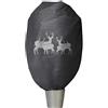 Windhager Copertura Decorativa Invernale in Vello Protect XL, Protezione dal Gelo, Pile da Giardino, Motivo Cervo, 1,4 x 2 m, Antracite, 07397