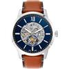 Fossil Orologio Townsman da uomo, Movimento automatico a tre lancette con cinturino in acciaio inossidabile o in pelle