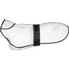 Trixie Giacca Impermeabile per Cani Tarbes, S: 34 cm, Bordi Trasparenti/Neri - 3001