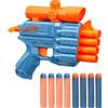 Nerf Elite 2.0, blaster Prospect QS-4, 8 dardi originali Nerf Elite, blaster a 4 dardi, mirino telescopico fisso