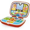 Clementoni Baby - Baby Laptop Amici Animali, Computer Educativo per Bambini 9-36 Mesi, 5 Attività Interattive per Imparare Lettere Numeri e Colori, Luci e Suoni, Batterie Incluse, 17677