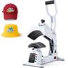 VEVOR Pressa a Caldo per Cappelli, Pressa per Trasferimento Termico di Cappelli 580 W Fai-da-Te Piastra Riscaldante 215 x 100 mm per Pressa Termica, Macchina per Pressatura Caldo Controllo LED