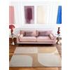 Ted Baker Westminster Windmill, tappeto per soggiorno in lana e viscosa, naturale e fatto a mano, design retrò per soggiorno, camera da letto, beige crema, 160 x 230 cm