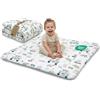 Totsy Baby Tappeto gioco bambini per gattonare - tappeti stanza per gattonamento bimbi tappetino neonato cameretta bambina e bambino 100 cm certificazione Oeko-Tex Africa