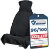 Upgrade4cars Coprisedile Universale Auto Anteriore Cotone | Protezione Sedile Guidatore Singolo Antisudore Lavabile | Coprisedili Traspirante per Estivo