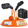 GONEO Cavo di Ricarica Tipo 2 7,2 kW 10m 32A 230V Mode 3 Monofase