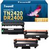 Yowell 2-TN2420 toner nero, 1-DR2400 tamburo compatibile con Brother TN-2420 TN-2410 DR-2400 per Brother MFC-L2710DW MFC-L2710DN MFC-L2750DW DCP-L2530DW DCP-L2510D HL-L2350DW HL-L2310D