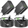 ARCCRA 40W USB C Rapido Caricatore + 2M Tipo-C Cavo per Samsung Galaxy S25 S26