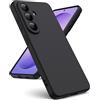 Oududianzi - Cover per Samsung Galaxy S26 5G, Custodia Silicone Liquido, Interno in Microfibra Morbida, Protezione Antiurto Resistente - Nero
