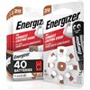 Energizer 40 Batterie Acustiche Energizer per Apparecchi Acustici Auricolari Misura 312 Marrone Senza Mercurio - 5 Confezioni da 8 Pile