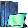 TiMOVO Cover per Samsung Galaxy Tab A11/A9 8,7 Pollici, Cielo Stellato Blu