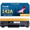 Yowell Cartuccia Toner 142A W1420A con Chip, Compatibile con HP 142A W1420A 142X W1420X per HP Laserjet MFP M140w Toner per Laserjet M110w M110 MFP M139w M139 M140w M140 (1 nero)