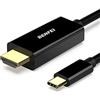 BENFEI Cavo da USB tipo C (Thunderbolt 3) a HDMI 4K UHD, 3 m, USB 3.1 (USB-C) a HDMI, adattatore maschio a maschio, placcato oro