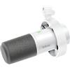 FIFINE XLR Studio Microfono Dinamico per Podcasting, Gaming Microfono USB per PC Mac PS4/5, Dinamico Microfoni Cardioide per registrazione vocale, podcasting, gaming, streaming - Bianco