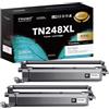 iNKPAD TN248XL Compatibili Con Brother TN248XL TN248 XL TN-248XL Toner Compatibili per Brother MFC-L3740CDW MFC-L3760CDW MFC-L3740CDWE DCP-L3560CDW HL-L3240CDW MFC-L8390CDW HL-L3220CWE(2 Nero)