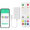 PAUTIX WiFi/Bluetooth Music LED Controller SP548E, Funziona con Alexa, per WS2811 WS2812 Striscia LED Adressabile con Colori Fantastici, Pixel 5V-24V, APP/Telecomando RF (non per strisce LED RGB senza