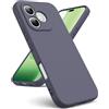 Oududianzi - Cover per Honor Magic 8 Lite 5G Silicone, Grigio Scuro