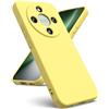 Oududianzi - Cover per Honor Magic 8 Lite 5G Silicone, Giallo