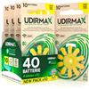Udivita 40 Batterie per Apparecchi Acustici PR70 Misura 10 (Gialle) Pile Udirmax Zinco-Aria 0% Mercurio 1,45V con Tecnologia Dynamic Sonar Eco Pack - 4 Blister Ecologici da 10 Pile
