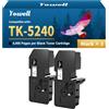 Yowell TK5240K Nero 1T02R70NL0 Toner compatibile per Kyocera TK5240 TK-5240 TK5240K TK-5240K TK-5240K per Kyocera Ecosys M5526CDW ECOSYS M5526cdw M5526cdn P5026cdw P5026cdn M5526 P5026, (2-nero)